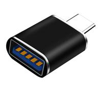 Adaptateur de type C vers USB avec lumière, OTG avec lumière noire | Adaptateur OTG de type C mâle vers USB femelle rapide et avec lumière pour claviers USB ventilateur caméra