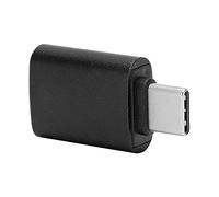 Adaptateur de Type C vers USB, convertisseur de Type C Efficace Portable Compact pour la Maison pour Le Bureau pour téléphone Portable pour Tablette(Le Noir)
