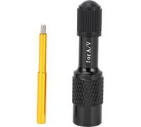 Adaptateur de valve Cycle Fork Extensions en alliage d'aluminium -Buse de conversion pour moto de montagnenoir