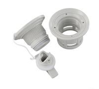 Adaptateur de valve d'air pour kayak gonflable avec design à 6 trous en plastique, offrant un contrôle fiable du flux d'air pour les modèles gonflables