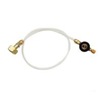 Adaptateur de valve de gaz pour réchaud de camping portable, recharge de propane, convertit à plat pour réservoirs de GPL pour s'adapter aux entrées de brûleur standard (valve de gonflage)
