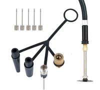 Adaptateur de valve de pneu de vélo | Accessoire de compresseur d'air à 4 griffes, adaptateur pour valve de vélo | Pour la maison, l'atelier, la gym, la natation, le basket-ball, la vie quotidienne