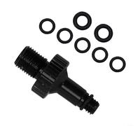 Adaptateur de valve de pompe à air pour vélo conçu pour DT, Rockshox, Monarch, réducteurs de pression et outils de pompe IFP pour l'entretien de la suspension (noir)