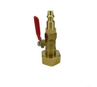 Adaptateur de valve de soufflage avec raccord femelle de tuyau d'arrosage de 3/4" pour protéger les conduites d'eau pendant les mois froids (filetage intérieur)