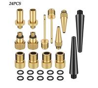 Adaptateur De Valve De Transfert De Pneu De Vélo, Kit De Buse De Pompe À Air Pour Tube De Vélo De Montagne, 15/24 Pièces