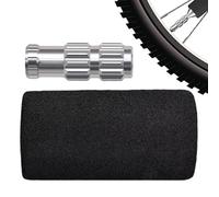 Adaptateur de valve de vélo - Buse de gonflage de pneu avec housse en éponge - Extension de valve de vélo - pour compresseur de pneus de route, montagne, mécanicien magasin