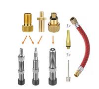 Adaptateur de valve de vélo français SV Dunlop DV Sclaverand AV Autoventil aiguille