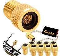 Adaptateur de valve de vélo I Porte-clés I Adaptateur de valve de vélo français SV Sclaverand DV Dunlop sur valve de voiture AV I Schrader Presta pour Dunlop I Kit d'accessoires de vélo