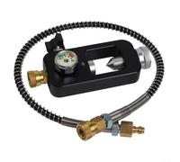 Adaptateur de valve DIN haute pression 40 MPa 6000 psi avec raccord femelle à déconnexion rapide pour applications de plongée et de réservoir d'air comprimé (avec table sans tuyau)