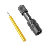 Adaptateur de valve - Élévateur de potence de vélo | Convertisseur de valve d'air | Connecteur de pompe à vélo | Buse de choc avant | Contrôle du gonflage de précision | Adaptateur Valllve étendu pour