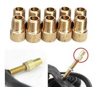 Adaptateur De Valve, Pompe, Conversion Presta À Schrader, Roues En Cuivre, Buse De Gaz, Outil De Tube, Accessoires De Vélo, 10 Pièces