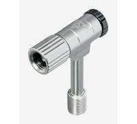 Adaptateur de valve Schrader Topeak Pressure-Rite gris