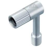 Topeak Adaptateur de valve Pressure‑Rite – Schrader – Gris