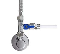 Adaptateur De Vanne D'arrêt Neues Wasser Group - Outil De Raccordement D'eau Pour Tuyau En Forme De T, 3/8" Mâle X 8 Mm X 3/8" Ut, Filetage Externe Pour Robinet De Filtre À Eau