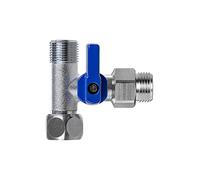 Adaptateur De Vanne D'arrêt Neues Wasser Group - Outil De Raccordement D'eau Pour Tuyau En T, Filetage Externe Mâle 3/8" Pour Robinet De Filtre À Eau, Organisateur De Réfrigérateur Côte À Côte