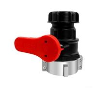 Adaptateur de vanne pour ibc S75x6 DN50 Étanche pour cuves | Joint silicone inclus adapte aux cuves eau et substances acides convient systèmes NPT compatible installation rapide