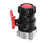 Adaptateur de vannes à boisseau sphérique de 75 mm facile à installer avec connecteur en aluminium double mise à niveau pour réservoirs d'eau de pluie Vannes de vidange en aluminium ABS pour