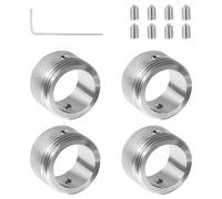 Adaptateur de vannes de chauffage en acier avec joint anti-fuite, connecteur d'adaptation de radiateur général, installation simple pour systèmes CVC, adaptateur de vannes de radiateur à installation