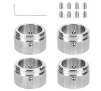 Adaptateur de vannes en acier robuste pour systèmes de chauffage - Outil général - Installation facile - Construction anti-fuite pour usage domestique - Connecteur de vannes de radiateur à haute