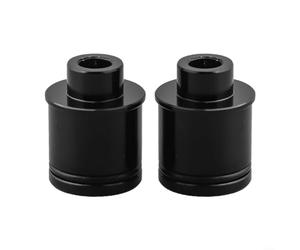 Adaptateur de vélo 12/15 mm à 9 mm pour axe traversant à libération rapide/QR Hub Conversion Adaptateur de moyeu de roue pour Hope (2 pièces de 15 à 9 mm)
