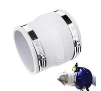 Adaptateur de ventilation 'sèche-linge, connecteur d'évent 'sèche-linge | Connecteur d'évent souple et robuste avec pince en acier - Connecteur de conduit multifonctionnel, adaptateur de ventilation