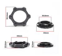 Adaptateur De Verrouillage Central De Vélo À 6 Trous, Pour Moyeu De Vélo De Montagne, Adaptateur De Frein À Disque Pour 6 Boulons Rotors