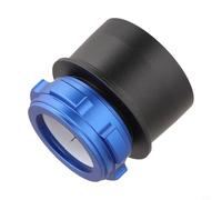 Adaptateur de verrouillage coaxial en alliage d'aluminium pour télescope - 2/M48/M42 vers 1,25 pour télescopes astronomiques accessoires d'astrophotographie - Bleu (5,1 à 3,2 cm)