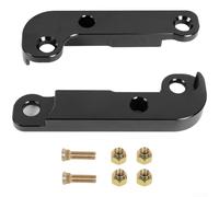 Adaptateur de verrouillage de direction avant en alliage d'aluminium pour modèles BMW E36 pour faciliter l'initiation de la dérive et le contrôle de l'angle (Noir)