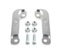 Adaptateur de verrouillage de direction pour dérive augmentant l'angle de braquage d'environ 25% pour BMW non M3 4 couleurs Essieu avant Arbre d'essieu arrière(Silver)