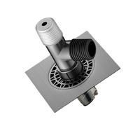 Adaptateur de vidange de sol pour machine à laver - Connecteur d'étanchéité - Raccord coudé pour tuyau de machine à laver durable - Joint anti-débordement
