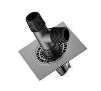 Adaptateur de vidange de sol pour machine à laver - Raccord coudé anti-débordement - Accessoires de salle de bain - Connecteur de tuyau de vidange pour machine à laver durable