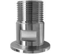 Adaptateur de vide à bride NPT mâle en acier inoxydable 304, connecteur de joint sous vide Durable, 1 pièce(1in KF-25)