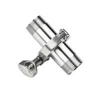 Adaptateur de virole de filetage de couvercle à trois pinces en acier inoxydable 304 avec joint, for Applications alimentaires et de boissons(DN32x50.5)