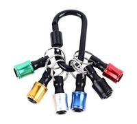 Adaptateur de vis autoperçante pour porte-clés/tournevis à tige hexagonale de 4 pouces, porte-embout Portable à changement rapide pour suspension de e sac à dos