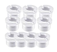 Adaptateur de vis pour microphone, filetage mâle 3/8" vers 5/8", 10 pièces, accessoires de réparation
