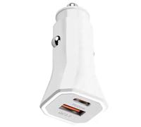 Adaptateur de voiture à charge rapide 38 W avec double ports pour les voyageurs d'affaires et les longs voyages Chargeurs rapides à double port