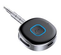 Adaptateur de voiture Bluetooth auxiliaire portable 3,5 mm, récepteur audio sans fil Bluetooth 5.0 pour autoradio/autoradio/filaire