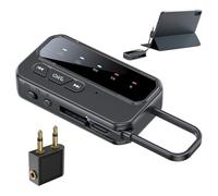 Adaptateur De Voiture De L'émetteur | Émetteur FM Audio du Récepteur Radio - Kit De Téléphone sans Fil sans Fil | Appel DE CALLAGE Gratuit USB | Charge Rapide, Basse Boost, Écran LED, Jeu Flash USB