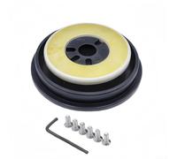 Adaptateur de volant en alliage d'aluminium 121H compatible avec Toyota Land Cruiser et modèles IS avec un design compact et léger