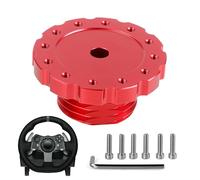 Adaptateur de volant en aluminium, adaptateur de volant de direction de jeu de course simulation en d'aluminium, moyeu de volant à libération rapide, accessoire de volant de jeu de course