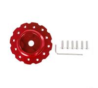 Adaptateur de volant personnalisable pour Thrustmaster T300/T500, construction en aluminium pour plus de longévité (rouge)