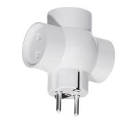 Adaptateur de voyage - Adaptateur international | Training multiple de voyage avec 3 prises, 16 A pour séjours en Europe, Allemagne, Russie et destinations internationales