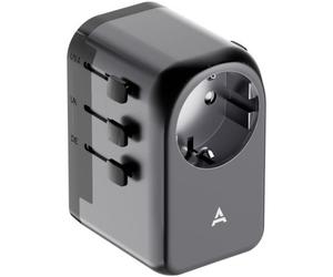 Adaptateur de voyage ADEQWAT 65W universel EU UK US ASIE