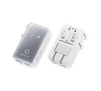 Anker Nano Adaptateur Prise Universelle, Adaptateur Voyage 5 Ports avec 1 Prise CA, 2 Ports USB A et 2 Ports USB C, contrôle Intelligent de la température, à Utiliser dans Plus de 200 Pays