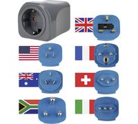 Adaptateur de voyage Brennenstuhl 1508160 jeu de 7