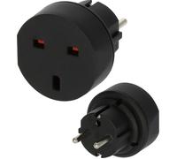 Brennenstuhl Adaptateur de voyage GB avec terre – Adaptateur de puissance et onduleur Noir