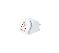 Adaptateur de voyage Combo Monde vers Inde Blanc