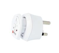 Adaptateur de voyage Combo World vers Afrique du Sud + Europe Grounded