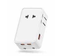 Adaptateur de voyage de type A/C/G/I avec USB C 20WPD+18W QC | Adaptateur de voyage universel - Adaptateur de prise USB multiple pour Allemagne, États-Unis, Angleterre
