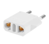 Adaptateur de Voyage Europe vers Amérique 6a 220v, Blanc Cuivre